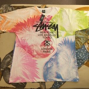 Stussy World Tour Punk Heads Tee